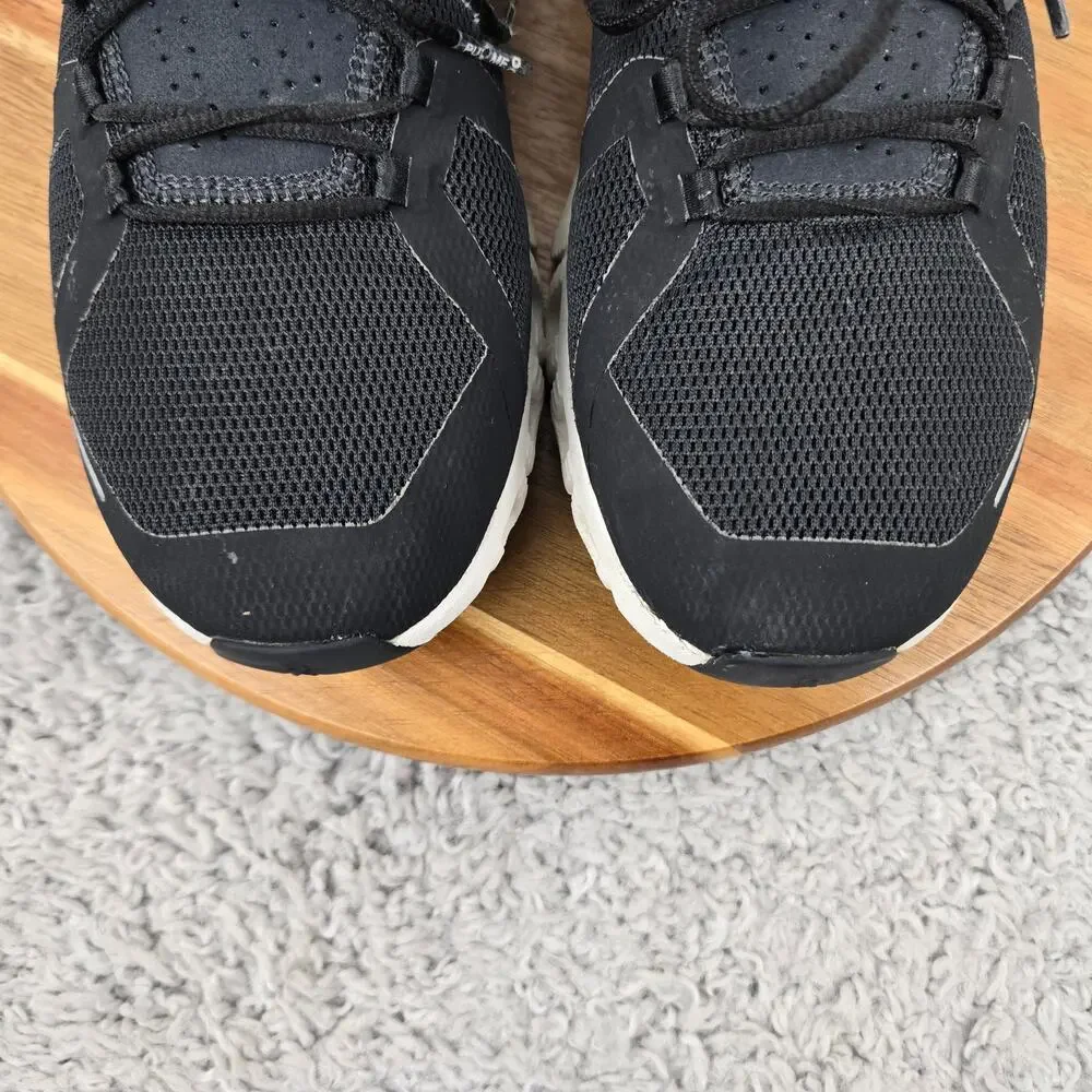 On Running Mens 11 Cloud 5 Black White Daily Casual Athletic Gym Running Shoe